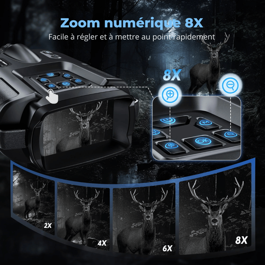 Jumelles Vision Nocturne 4K - MoonGaze Basic