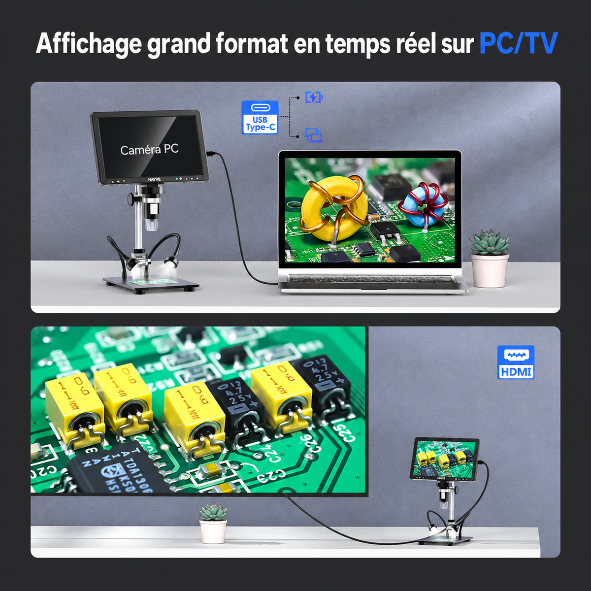 Microscope Numérique HDMI